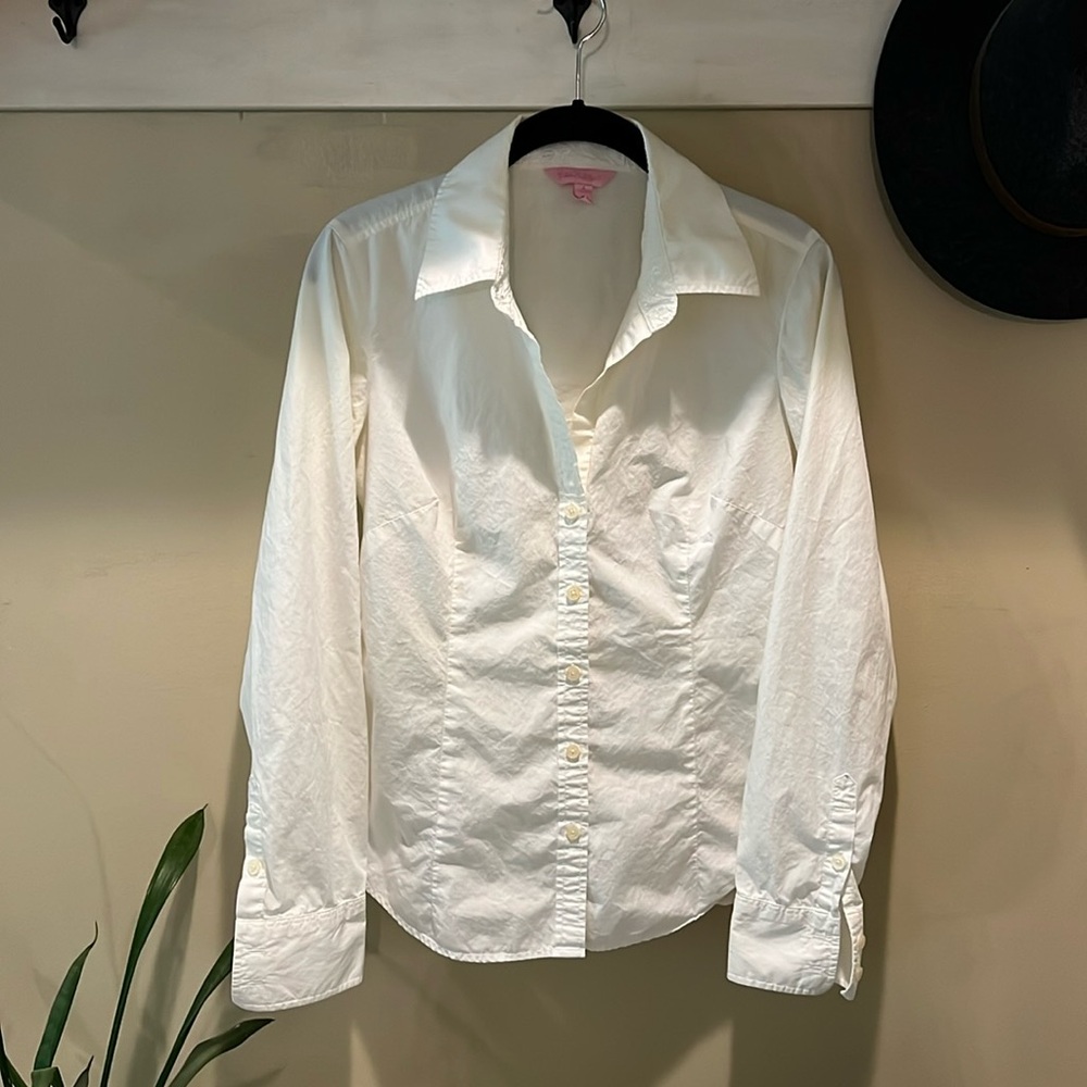 Lily Pulitzer White Button Down